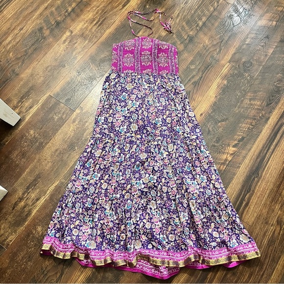 Anthropologie's Daleka Day Silk Dress by Maeve Medium - Picture 3 of 7